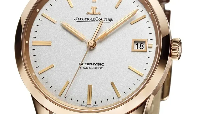Die True Second aus der Geophysik-Familie von Jaeger-LeCoultre verfügt über eine Springende Sekunde.