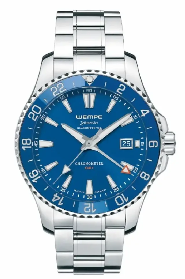 Wempe Glashütte: Zeitmeister Sport GMT in Blau