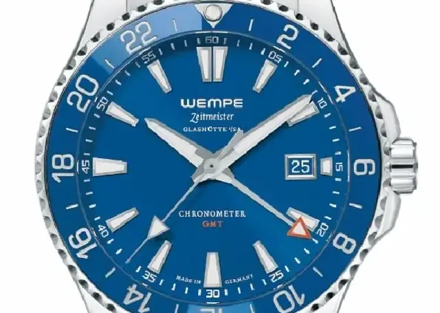 Wempe Glashütte: Zeitmeister Sport GMT in Blau