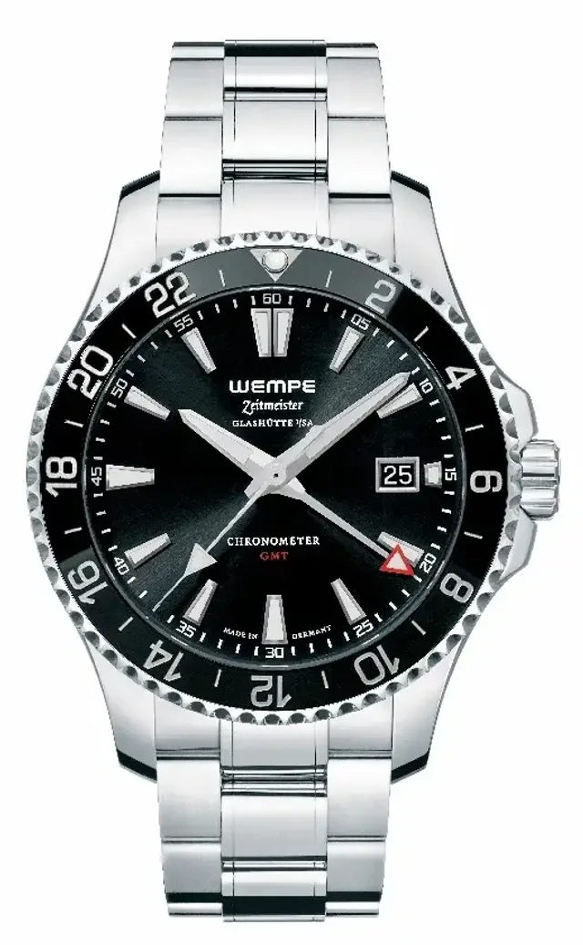 Wempe Glashütte: Zeitmeister Sport GMT in Schwarz
