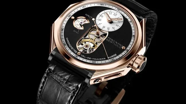 Ferdinand Berthoud: Chronometer Ferdinand Berthoud FB 1, Gehäuse aus Rosegold und schwarzer Keramik