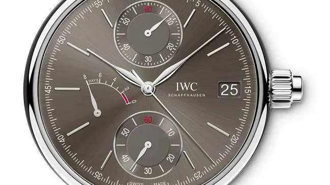IWC: Portofino Handaufzug Monopusher, Edelstahlgehäuse