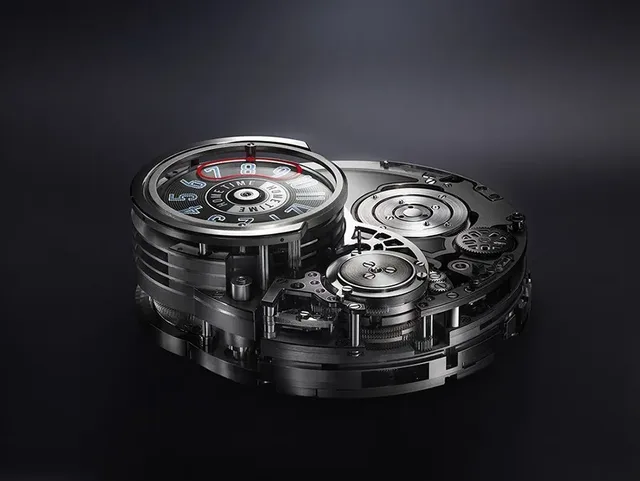 Das Kaliber HW4601 der Opus 14 in der Unterzifferblattansicht