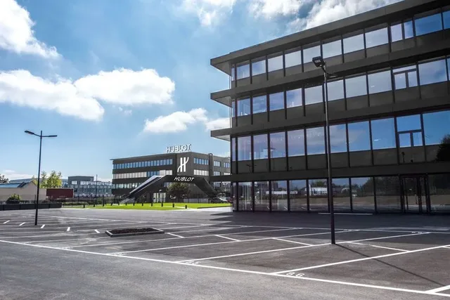 Das neue Hublot-Manufakturgebäude in Nyon bei Genf