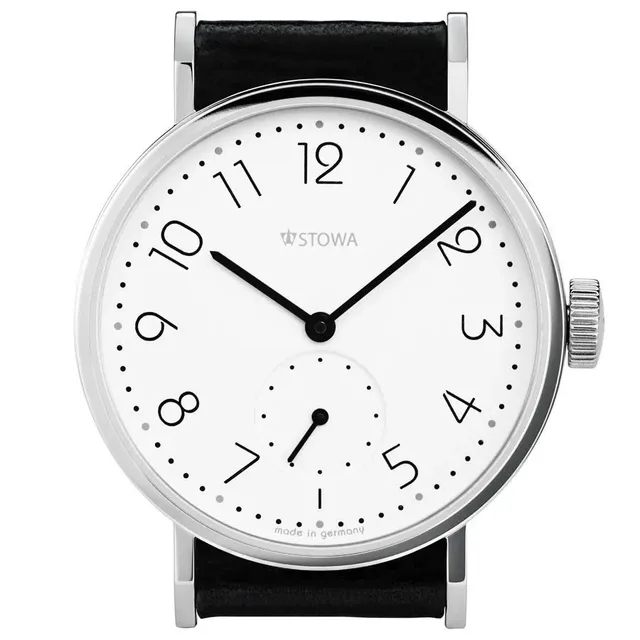Stowa: Antea back to Bauhaus, Zifferblatt der weißen Variante
