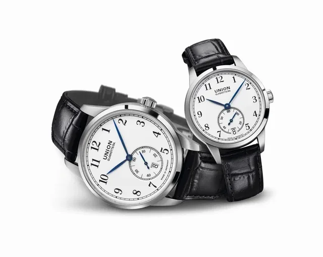 UnionGlashuette_1893 Kleine Sekunde_Uhrenpaar