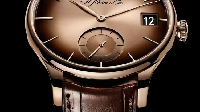 H. Moser & Cie.: Venturer Big Date mit Fumé-Zifferblatt