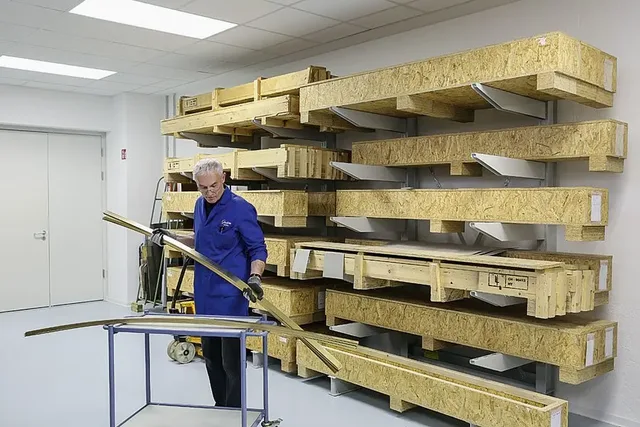 Manufakturporträt Glashütte Original: Ausgangsmaterial lange Metallbänder