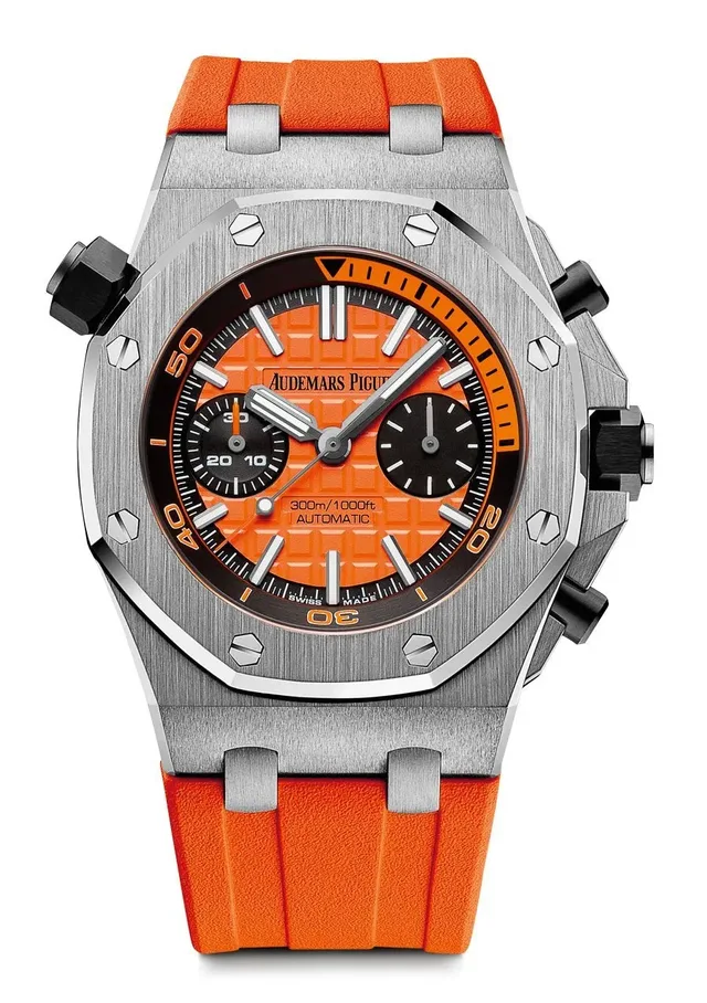 Audemars Piguet: Royal Oak Offshore Diver Chronograph in Orange