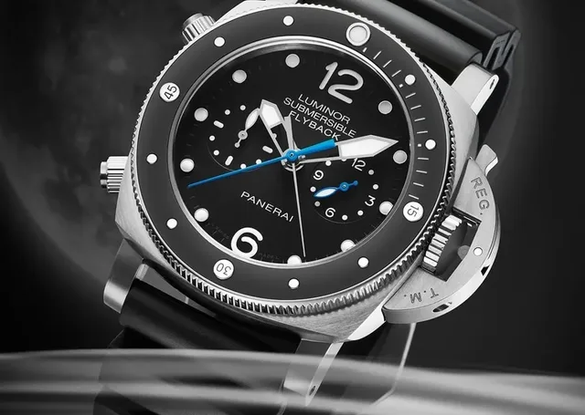 Panerai: Luminor Submersible 1950 3 Days Chrono Flyback Automatic Titanio