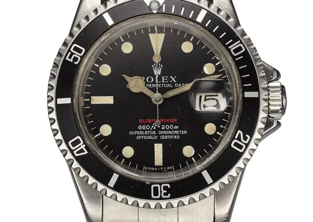 Rolex Red Submariner, versteigert bei Antiquorum in New York im Dezember 2015 für 11.250 US-Dollar