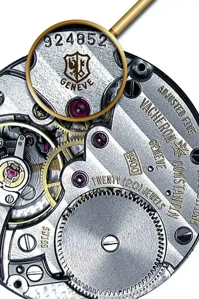 Genfer Siegel auf dem Vacheron-Constantin-Kaliber 1400