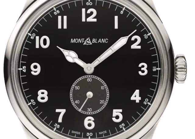 Montblanc: 1858 Automatic Small Second mit Lederband