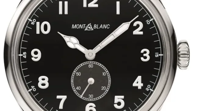 Montblanc: 1858 Automatic Small Second mit Lederband