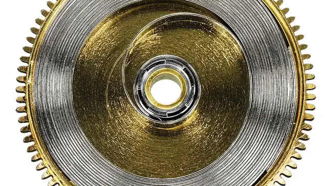 Zugfeder in Federhaus