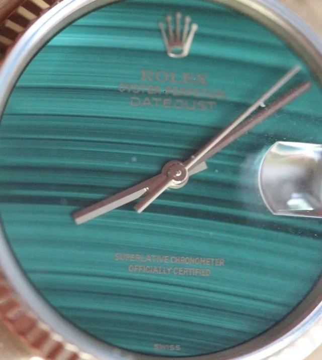 Rolex Datejust Referenz 16018 mit Malachit-Zifferblatt