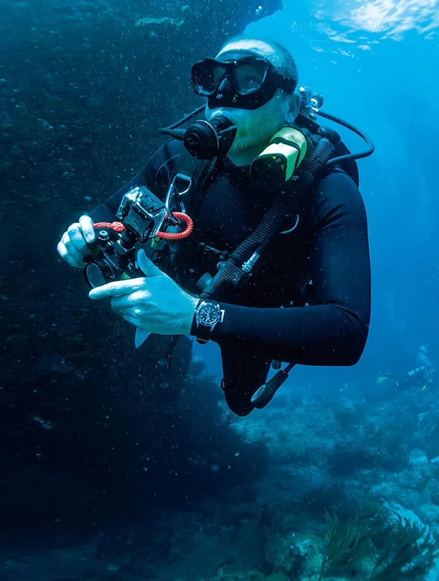 Freier Journalist und Taucher Jason Heaton