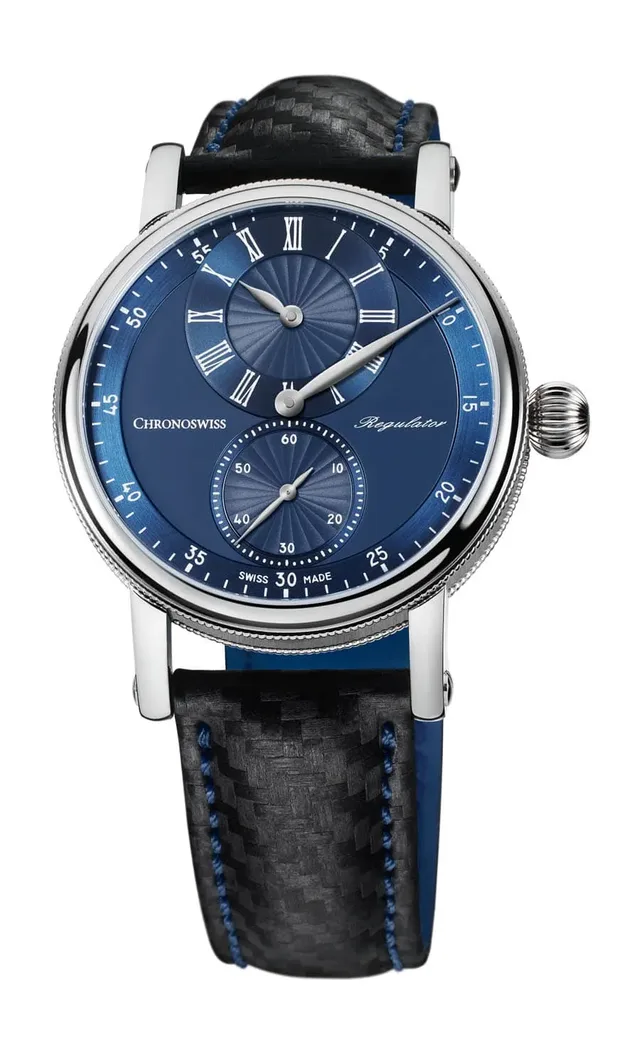Chronoswiss: Sirius Regulator Classic mit blauem Zifferblatt