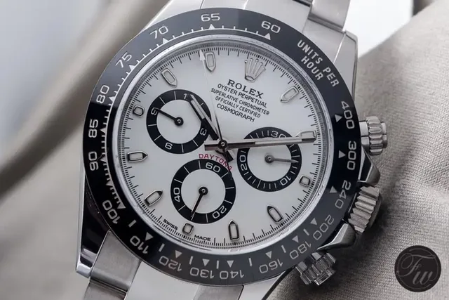 Rolex Daytona Referenz 116500 LN mit weißem Zifferblatt