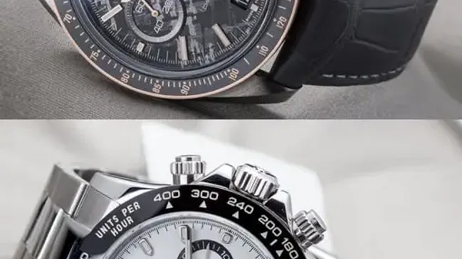 Die neue Rolex Daytona Referenz 116500LN vs. Omega Speedmaster Grey Side of the Moon Meteorite