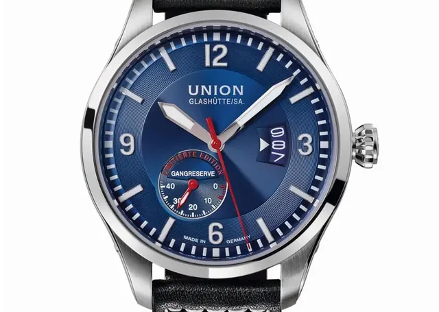 Union Glashütte: Belisar Pilot Gangreserve Limitierte Edition Sachsen Classic 2016