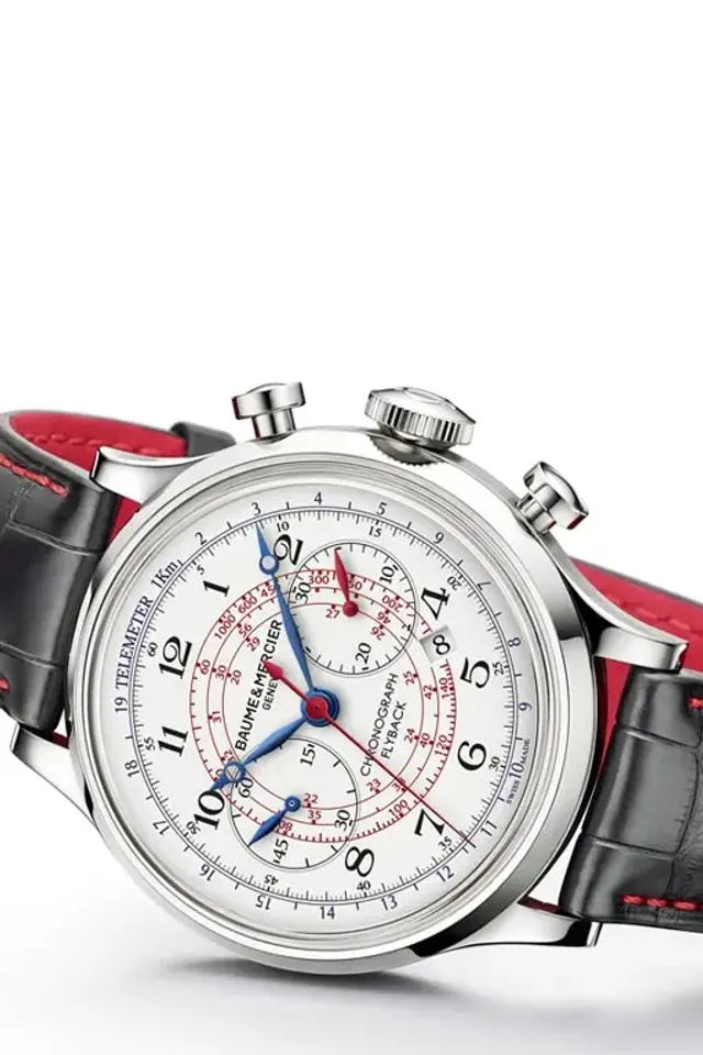 Baume & Mercier: Capeland Chronograph Flyback Passione Engadina (765 x 510 px)