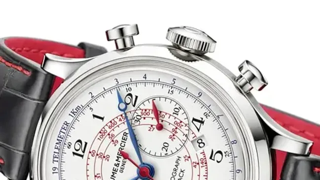 Baume & Mercier: Capeland Chronograph Flyback Passione Engadina (765 x 510 px)