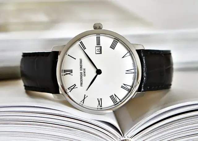 Frédérique Constant: Slimline Automatic in Edelstahl