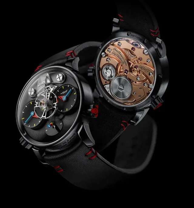 MB&F: LM1 Silberstein in Titan mit schwarzer PVD-Beschichtung