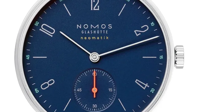 Nomos Glashütte: Tangente neomatik nachtblau