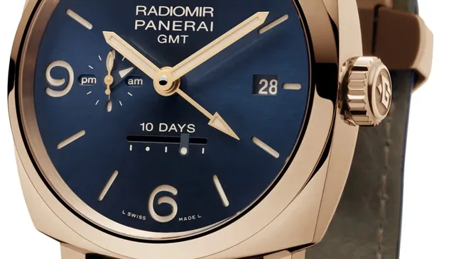 Panerai: Radiomir 1940 10 Days GMT Automatic Oro Rosso