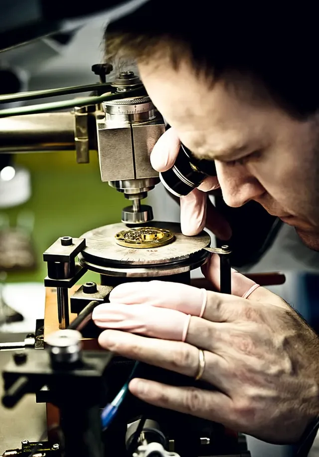 Kreiselschliff wird mithilfe einer von Hand bewegten Vorrichtung aufgebracht