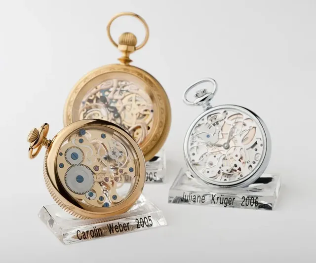 Schülerarbeiten der Uhrmacherschule Alfred Helwig