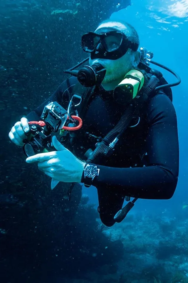 Freier Journalist und Taucher Jason Heaton