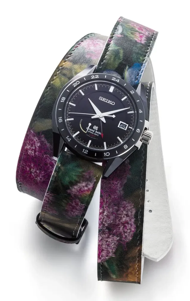 Seiko: Grand Seiko Black Ceramic Limited Edition Spring Drive GMT SBGE037