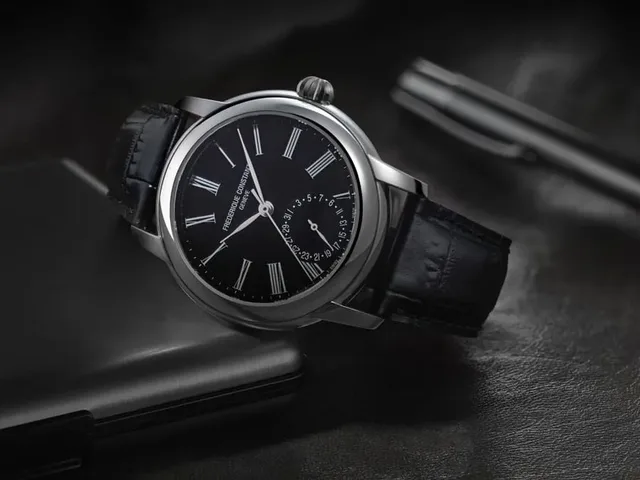 Frédérique Constant: Classic Manufacture mit schwarzem Zifferblatt