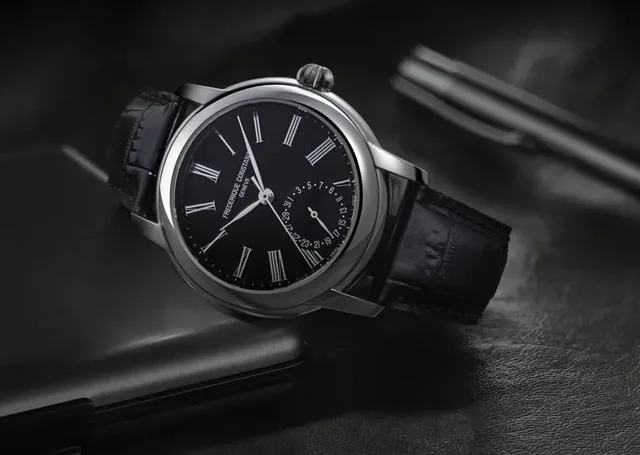 Frédérique Constant: Classic Manufacture mit schwarzem Zifferblatt