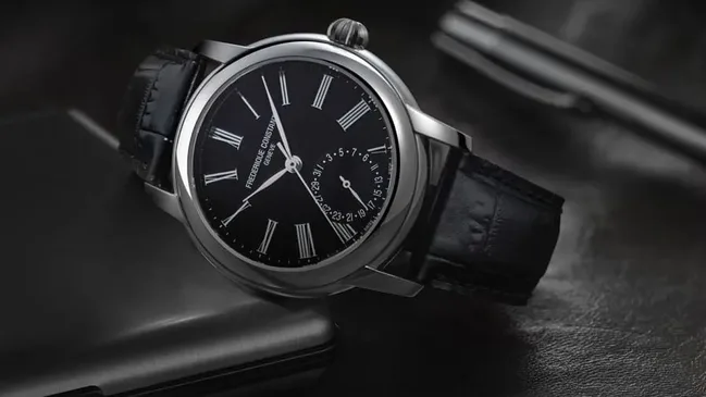 Frédérique Constant: Classic Manufacture mit schwarzem Zifferblatt