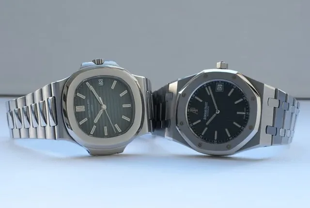 Die Zifferblätter der Patek Philippe Nautilus und der Audemars Piguet Royal Oak