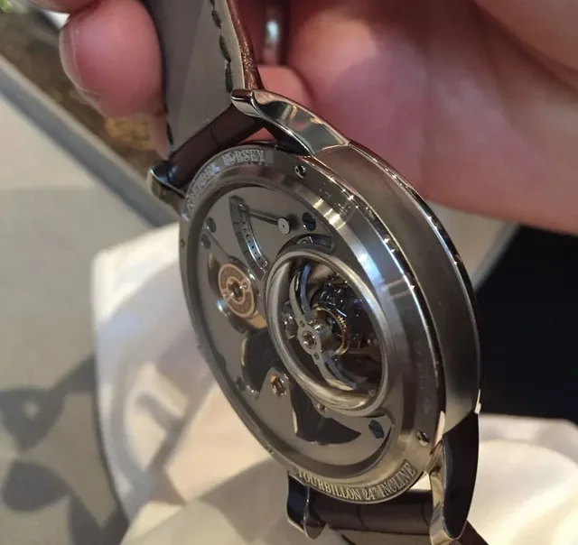 Greubel Forsey: Tourbillon 24 Secondes Vision Platin Rückseite