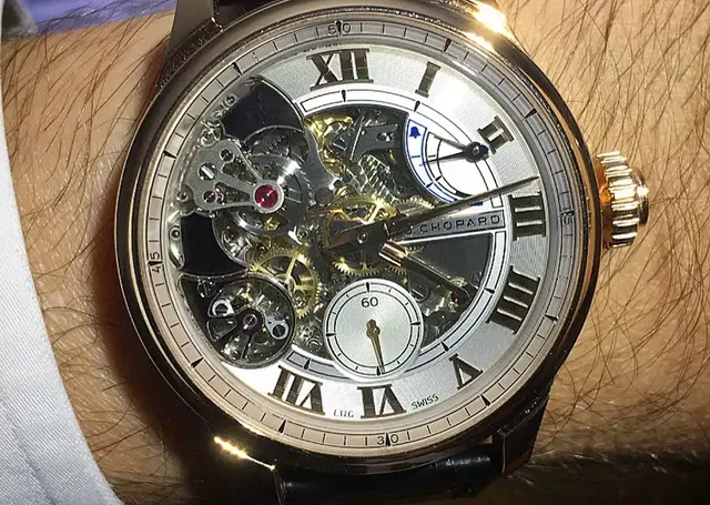 Die Full Strike am Arm: erstes Live-Bild der Chopard-Minutenrepetition