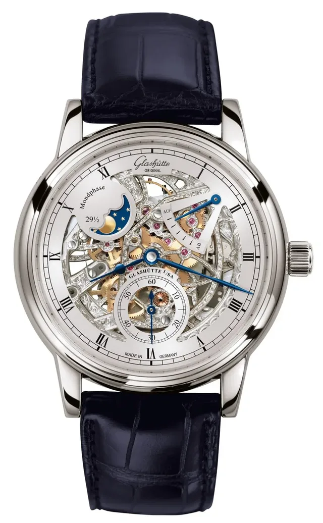 Glashütte Original: Senator Mondphase Skelettierte Edition