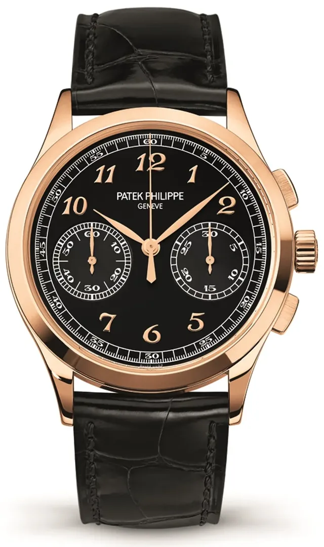 Patek Philippe: Chronograph Referenz 5170 mit schwarzem Zifferblatt