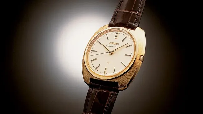 Astron: Die erste serienreife Quarz-Armbanduhr kam 1969 von Seiko.