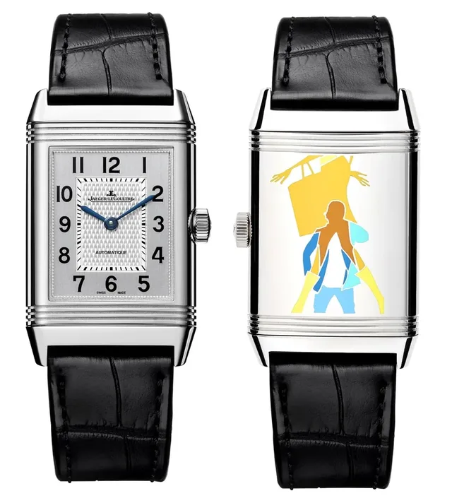 Jaeger-LeCoultre: Reverso meets Pop Art Motiv "Time for Shopping"