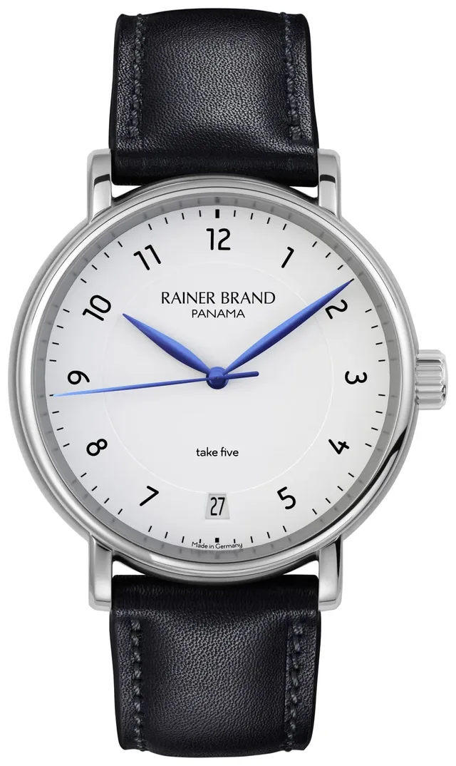 Aktuellestes Rainer-Brand-Modell: die Panama take five mit fünf Tagen Gangreserve, ab 4.400 Euro