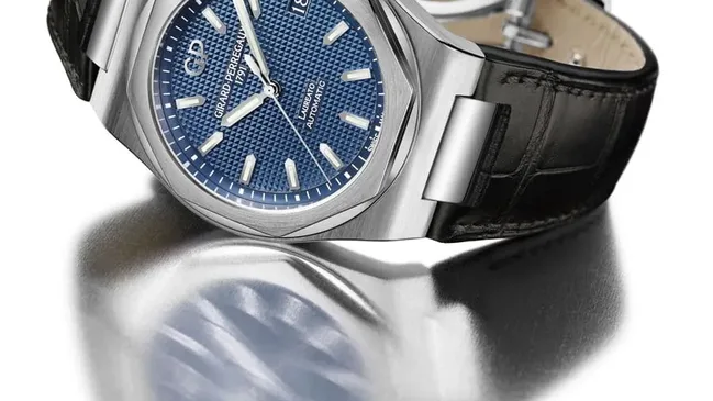 Girard-Perregaux Laureato mit Lederband