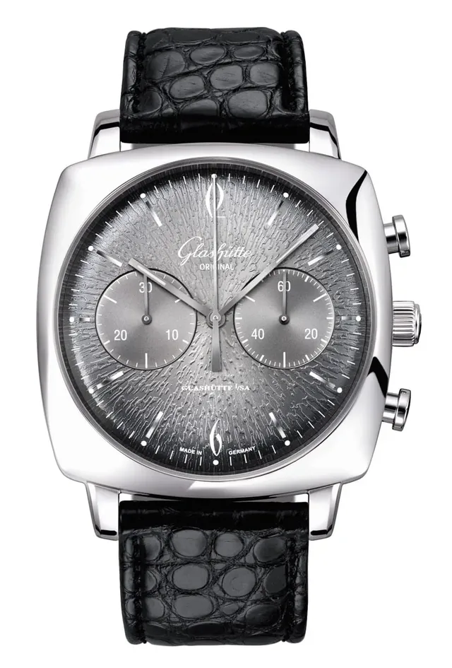 Glashütte Original: Sixties Iconic Square Graphite