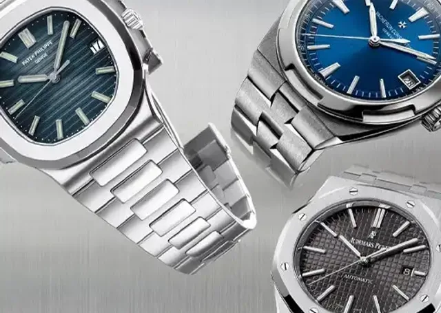 Luxusstahluhren: Audemars Piguet Royal Oak, Patek Philippe Nautilus, Vacheron Constantin Overseas