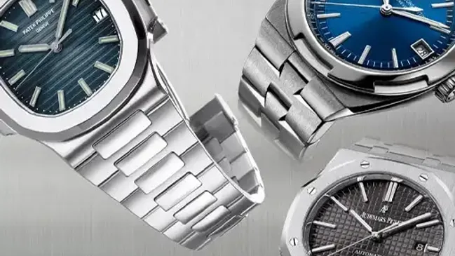 Luxusstahluhren: Audemars Piguet Royal Oak, Patek Philippe Nautilus, Vacheron Constantin Overseas